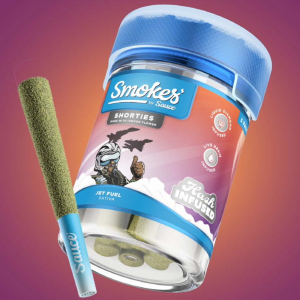 Jet Fuel (Sativa) 6G PREROLLS Live Resin + Liquid Diamonds + Hash